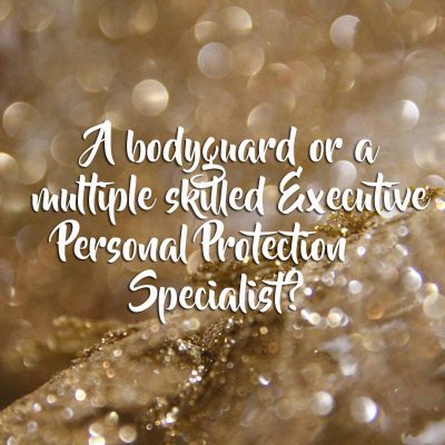 Bodyguard or Personal Protection Specialist?