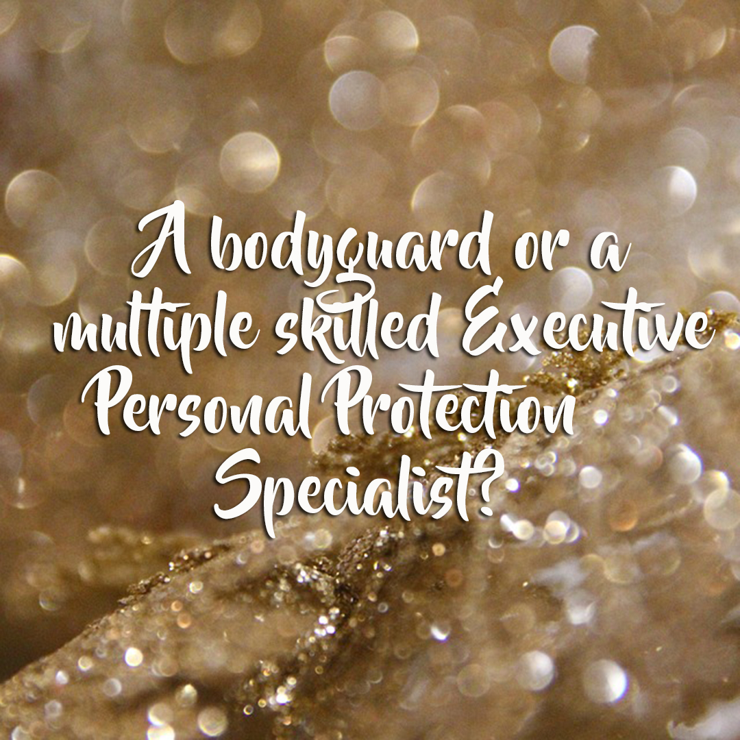 Bodyguard or Personal Protection Specialist?