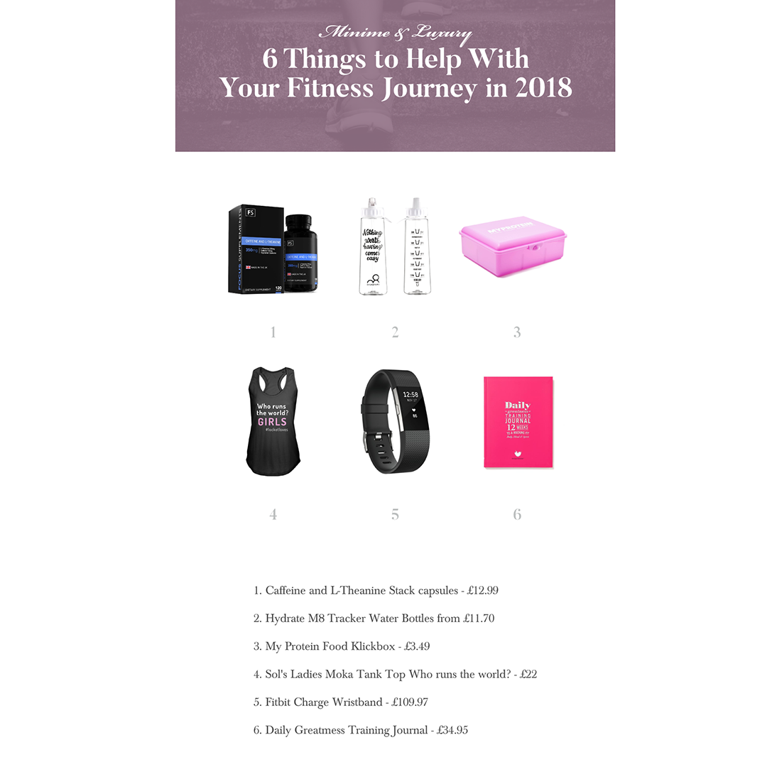 6 Things to Help With Your Fitness Journey 2018