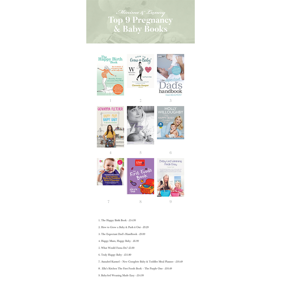 Top 9 pregnancy and baby books
